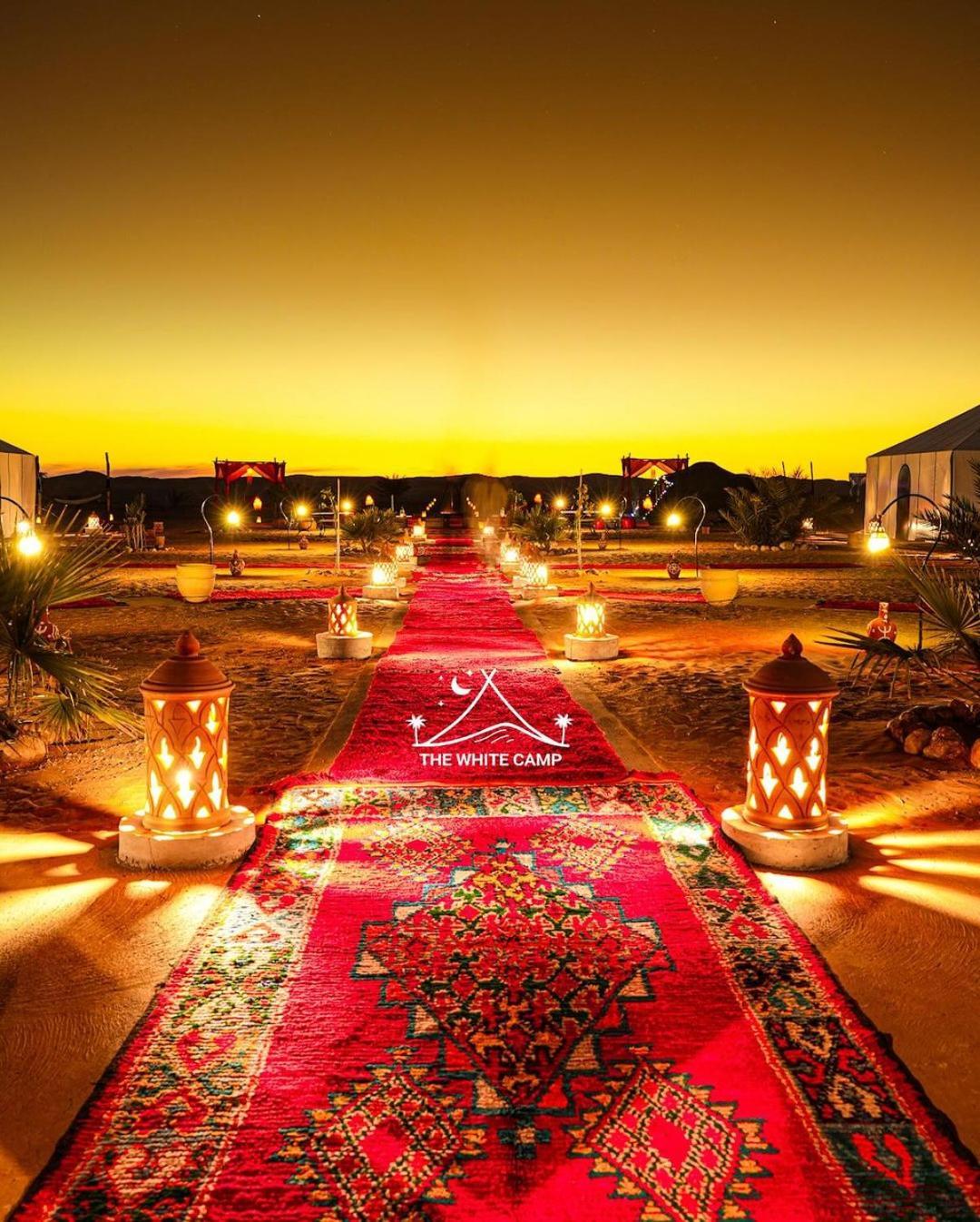 The White Camp - Your Merzouga Luxury Desert Camp & Erg Chebbi Dunes Camel Riding Esterno foto
