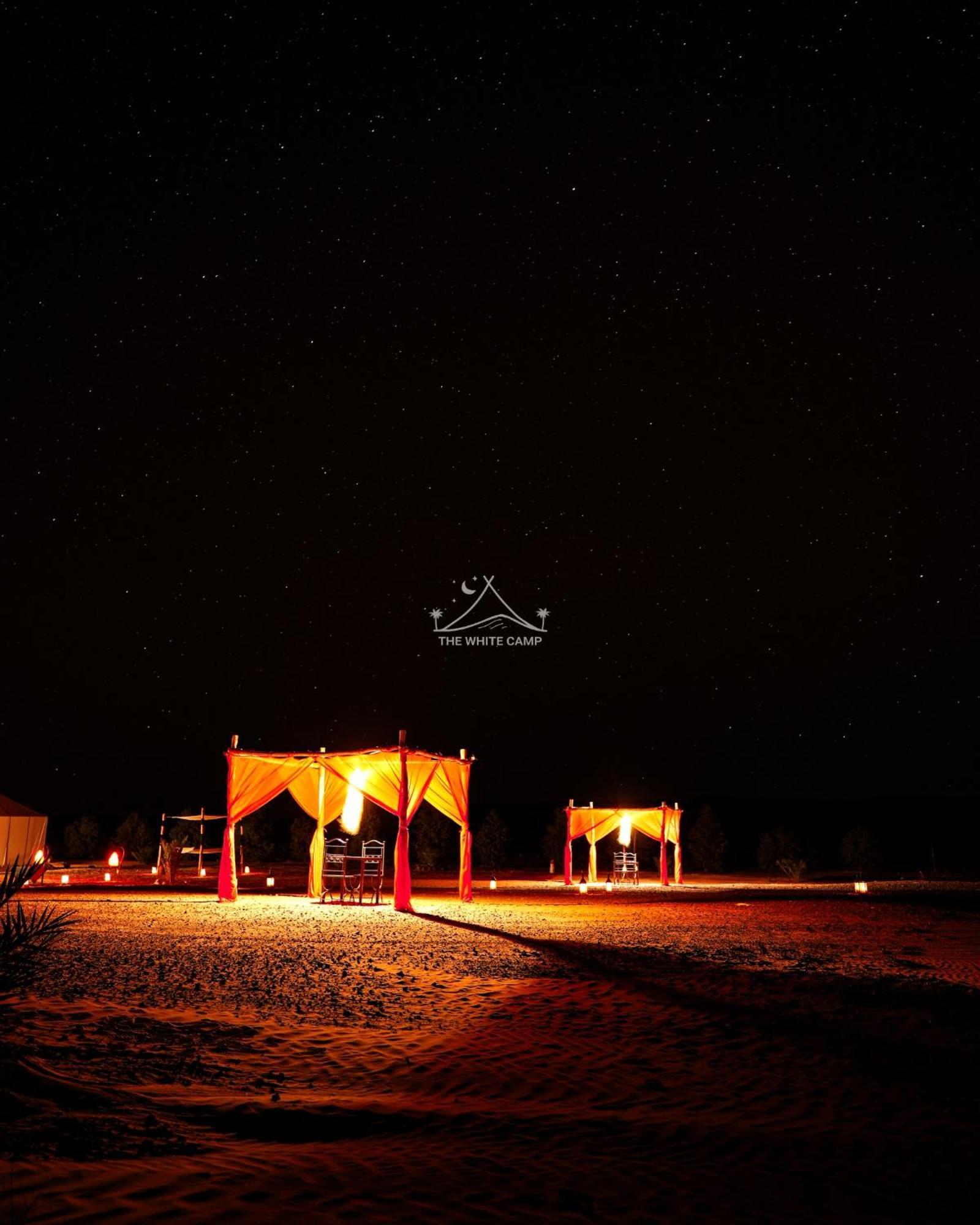 The White Camp - Your Merzouga Luxury Desert Camp & Erg Chebbi Dunes Camel Riding Esterno foto