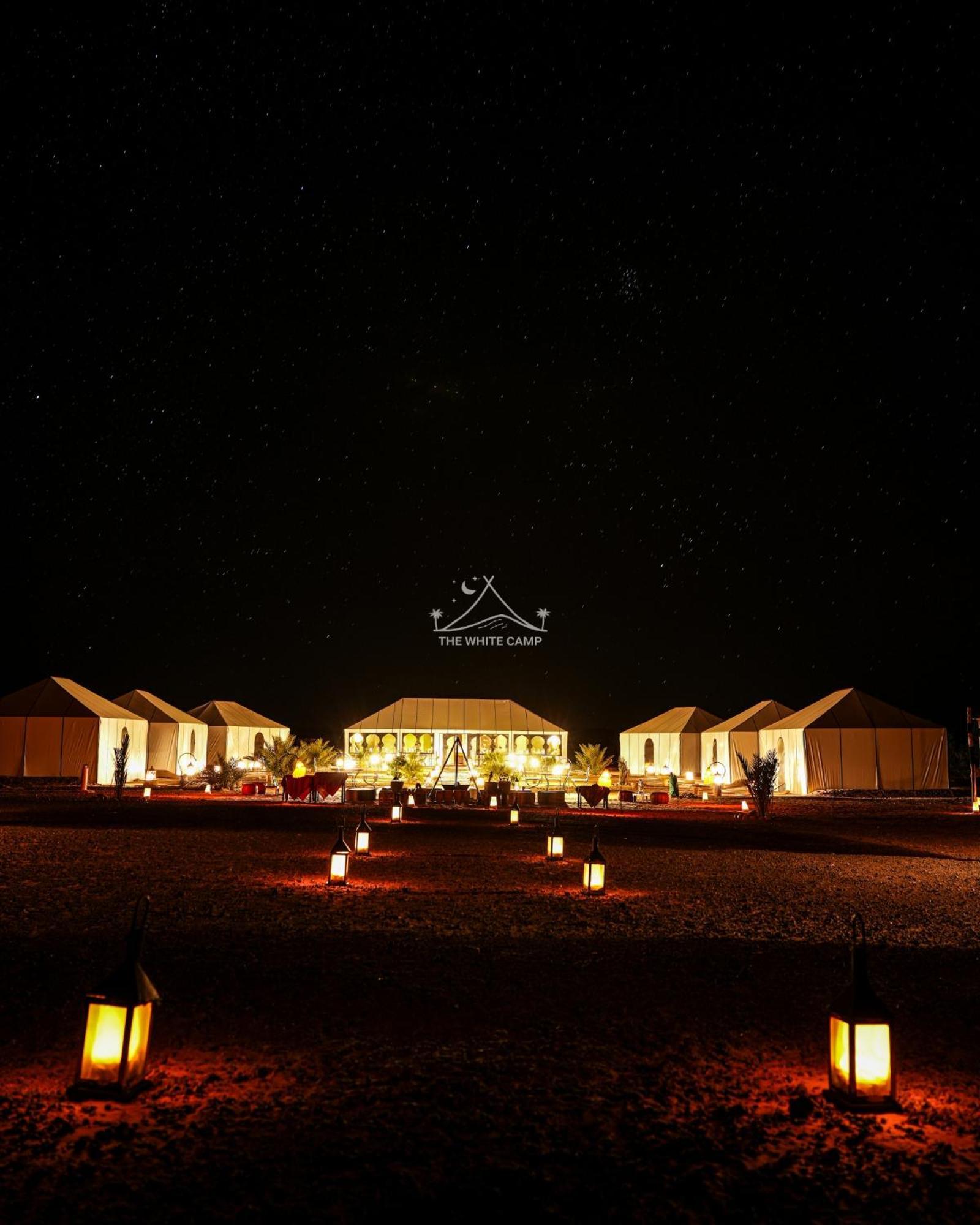 The White Camp - Your Merzouga Luxury Desert Camp & Erg Chebbi Dunes Camel Riding Esterno foto